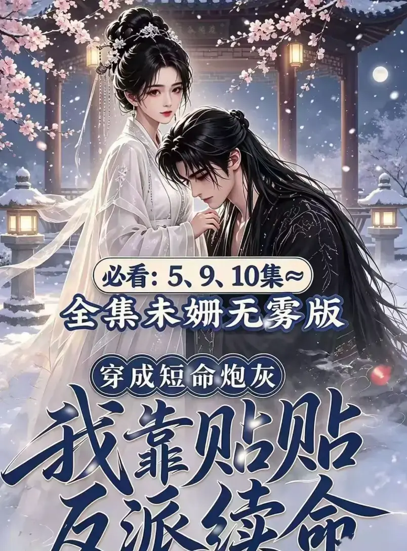 AI漫剧《穿成短命炮灰我靠贴贴反派续命》未删减高清全集完整版免费看-穿书超甜爽剧-无广告网盘资源下载在线追剧