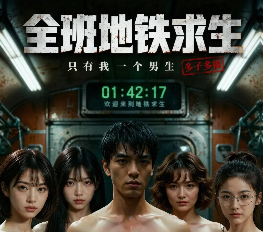 AI短剧《全班地铁求生，只有我一个男生》全集免费在线看-地铁全员被困人性抉择-HD高清完整版-夸克网盘资源分享